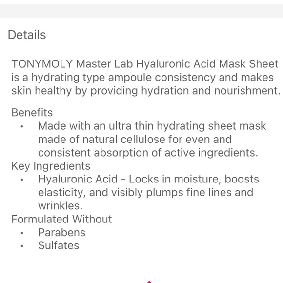 3x Tony Moly Master Lab Sheet Masks - Picture 10 of 13